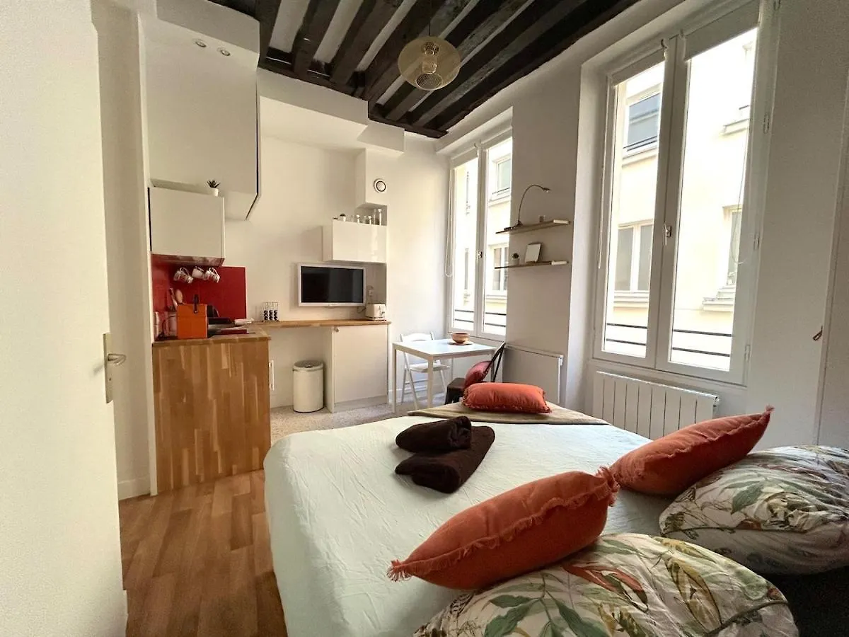 Large Studio - Heart Of Paris Frankrike